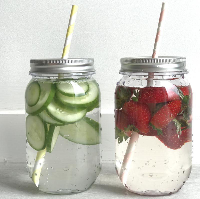 Strawberry and Cucumber Detox Water