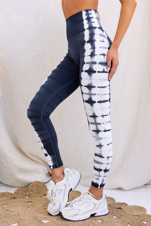 Zone Seamless Leggings - Grey/White