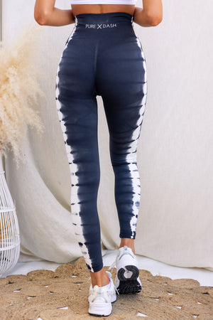 Zone Seamless Leggings - Grey/White **Pre-Order**