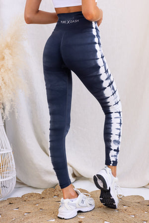 Zone Seamless Leggings - Grey/White **Pre-Order**