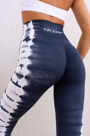 Zone Seamless Leggings - Grey/White