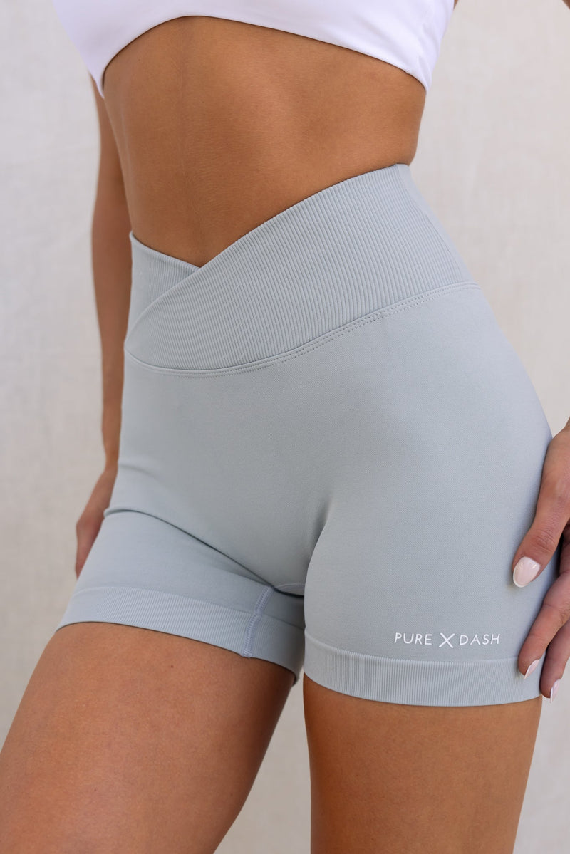 Arise Seamless V Waist Short - Dove Grey