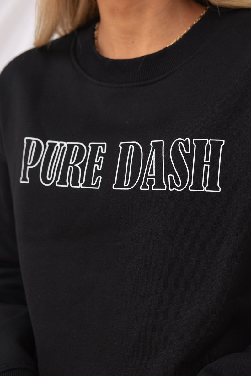Basic Dash Sweat - Black